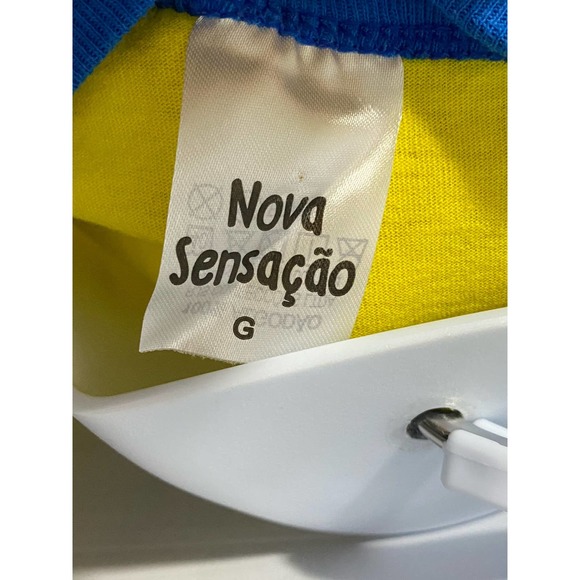 BRAZIL FOOTBALL SHIRT LARGE- HEXA BRASIL COPA DO MUNDO (BLUE - YELLOW) - Picture 6 of 11